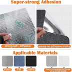 Cat Scratch Furniture Protector - 118" x 13.8" Trimmable Self-Adhesive Cats Claws Scratch Pads, DIY Cat Climbing Couch Protector for Scratch Post Cat Tree Replacement Indoor (Dark Gray)