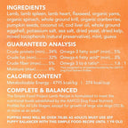 Simple Food Project - Lamb Recipe - Freeze Dried Raw Food for Dogs - 24oz