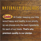 Cadet 100% Beef Strip Long Lasting Chews for Dogs, Single Ingredient Beef Esophagus Dog Treats, Natural High Protein Rawhide Alternative for Small & Large Dogs, 2.8 Ounce