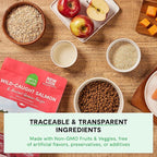 Open Farm, Ancient Grains Dry Dog Food, Protein-Rich & Nutrient Dense, 90% Animal Protein Mixed with Non-GMO Fruits, Veggies and Superfoods, Wild Caught Salmon Recipe, 22lb Bag