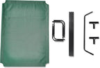 Amazon Basics Cooling Breathable Elevated Dog Bed with Durable Metal Frame, for Large Dogs, X-Large, 60 x 37 x 9 Inch, Green