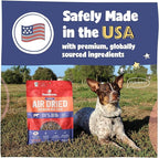 Pawstruck Air Dried Dog Food with Real Beef, Grain Free, Made in USA, Non-GMO, Vet Recommended, High Protein Limited Ingredient Full-Feed, All Breeds & Ages, 2.5oz Trial Bag