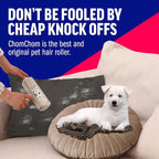 ChomChom Roller Pet Hair Remover - Reusable Dog and Cat Lint Rollers for Furniture, Couch, Car, and Clothes - Limited Dog Edition﻿
