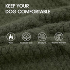 IECOii Big Dog Sweater - Extra Large Dog Sweater for Cold Weather in Army Green, 4XL for Doberman & Great Dane