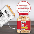 Milk-Bone MaroSnacks Dog Treats, 38 Ounce Refill Packs (Pack of 2) with Real Bone Marrow and Calcium