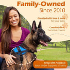 Bark Appeal Aqua Blue No-Pull Dog Harness for Extra Large Sized Pets – Adjustable, Reflective Vest with 3 Leash Clips for Added Control, Easy Walks & Training – XXL