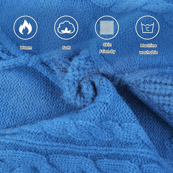 ASENKU Knitted Dog Sweater, Pullover Big Thermal Dog Winter Sweater, Turtleneck Doggy Sweaters for Large Medium Dogs Boy Girl,Warm Pet Sweatshirt for Labrador,Golden Retriever,3XL