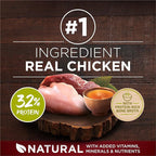 Purina ONE True Instinct High Protein Dry Dog Food Formula with Real Chicken and Duck Natural with Added Vitamins and Minerals Dog Food - 27.5 lb. Bag