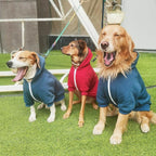 Extra Large Dog Clothes Hoodies Zip Up Sweaters for Big Dogs Labrador Border Collie Blue 4XL