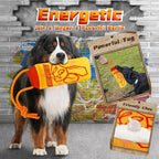 Heavy Duty Various Dog Chew Toys for Aggressive Chewers, 9 Pack Indestructible Large Dog Toys Include Tug Chew & Rope Toys, Squeaky Toys for Medium & Large Breed(For Powerful Chewers-Mad Bunny）