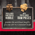 Merrick Backcountry Raw Infused Grain Free Dog Food, Great Plains Red Recipe, Freeze Dried Dog Food - 10 lb. Bag