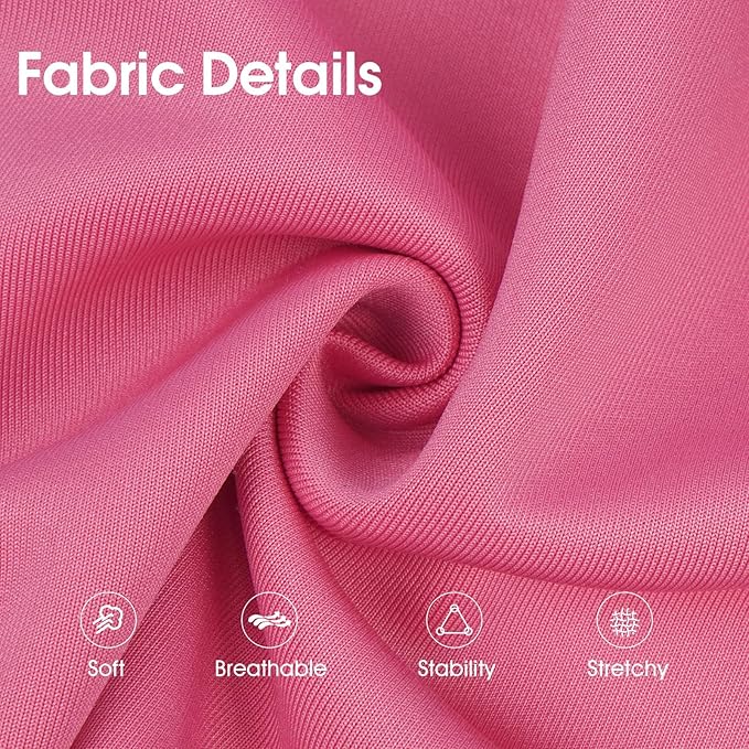 Large Adjustable Anxiety Shirt for Medium Dogs,Lightweight Fireworks Calming Hoodie Wraps Neck,Anxiety Relief for Separation,Sound,Breathable Soft for All-Seasons(Rose)