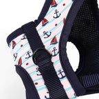 Mile High Life Step in Dog Harness for Small Dogs No Pull, Easy Get on Air Mesh Vest Harness, Adjustable Easy Closures Both Neck and Chest (White, S Chest 13.1"-19.6")