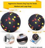 Dog Balls Toys for Aggressive Chewers, Indestructible Durable Bouncy Floating Balls for Dogs to Fetch, Durable Solid Rubber Ball for Training Dog(2 Pack)
