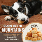 Mighty Paw Yak Cheese Puffs for Dogs - Crunchy All-Natural Pet Treats - Odorless Limited-Ingredient Chews for Puppies & Power-Chewers - Rich in Protein and Calcium - Easy to Chew (8 oz.)