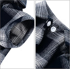 Koneseve Dog Shirt, Pet Plaid Clothes T-Shirt Sweater Matching Breathable for Small Medium Large Dog Cat Puppy Adorable Casual Cozy Halloween Thanksgiving Christmas Costumes (Blue; 4XL)