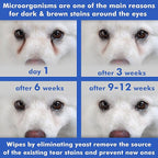 Arava Pet Eye Wipes - for Dogs Cats Puppies & Kittens - 100 Count
