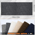 Cat Scratch Pad - 100" x 15.8" Trimmable Self-Adhesive Cat Scratch Furniture Protector, Sisal Cat DIY Climbing Couch Protector for Scratch Post Cat Tree Replacement Indoor (Dark Gray)