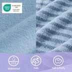 LE SURE Cute XL Dog Beds, Orthopedic Waterproof Dog Bed for Extra Large Dogs, High Back Non-Slip Bottom and Egg-Crate Foam Big Pet Couch Sofa with Washable Removable Cover, Blue
