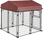 TWO by TWO Haven Expandable Kennel, Black, Medium