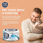 Pure Cravings Tuna Flakes in Tuna Consommé, Canned Wet Cat Food Soup, 100% Mercury-Tested, Moist Can Fish, Grain-Free Protein, Non-GMO, 3oz, Pack of 12
