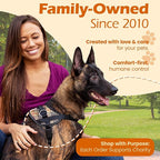 Bark Appeal Tan Plaid No-Pull Dog Harness for Extra Large Sized Pets – Adjustable, Reflective Vest with 3 Leash Clips for Added Control, Easy Walks & Training – XXL