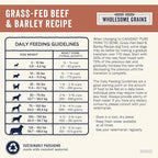 CANIDAE Pure Farm to Bowl Grass-Fed Beef & Barley Dry Dog Food, Adult, 22lb