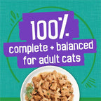 Purina Friskies Indoor Cat Food Meaty Bits Saucy Seafood Bake With Garden Greens in Sauce - (Pack of 24) 5.5 oz. Cans