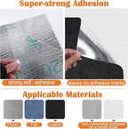 Cat Scratch Furniture Protector - 40" x 13.8" Trimmable Self-Adhesive Cats Claws Scratch Pads, DIY Cat Climbing Couch Protector for Scratch Post Cat Tree Replacement Indoor (Black)