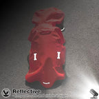 Dog Raincoat,Waterproof Rain Poncho with Hoodie, High Reflective Adjustable Pet Rain Jacket with Leash Hole for Small Medium and Large Dogs (Red, Medium)