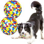 Dog Balls Toys for Aggressive Chewers, Indestructible Durable Bouncy Floating Balls for Dogs to Fetch, Durable Solid Rubber Ball for Training Dog(2 Pack)