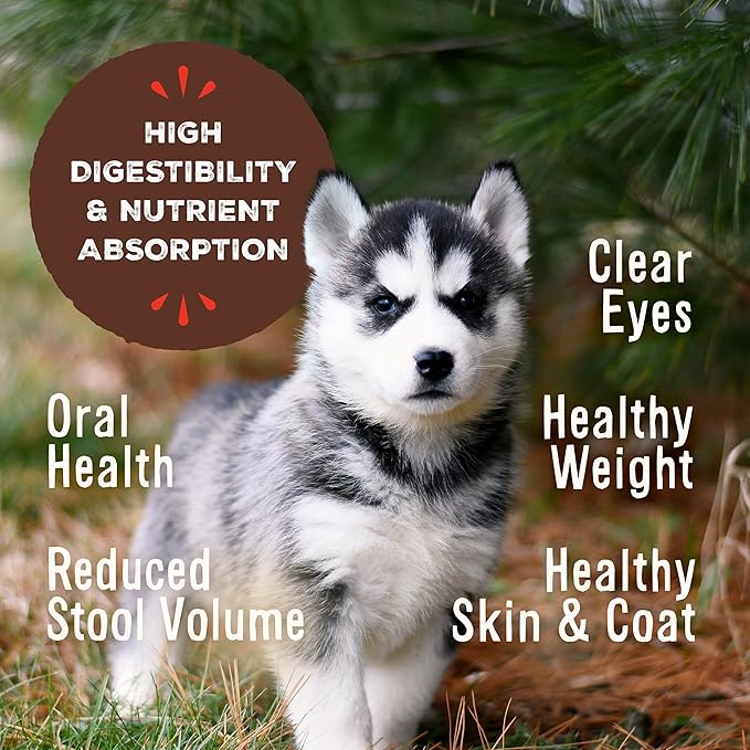 Primal Freeze Dried Puppy Dog Food, Pronto Mini Nuggets; Scoop & Serve, Complete & Balanced Meal; Also Use As Topper or Treat; Premium, Healthy, Grain Free, High Protein Raw Dog Food (25 oz,Pack of 2)