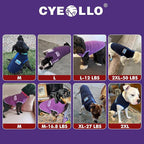 cyeollo 2XL Fleece Dog Sweater, Stretchy Pullover Fleece Vest with Turtleneck Dog Sweatshirt Warm Winter Clothes for Medium to Large Dogs Boy Girl Pet Apparel, Red XXL