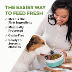 Dr. Harvey's Beef & Garden Veggies Dog Food, Human Grade Grain-Free Dehydrated Food for Dogs with Freeze-Dried Beef, Trial Size (5.5 Oz)