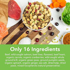 Simple Food Project - Beef & Salmon Recipe - Freeze Dried Raw Food for Dogs - 24oz