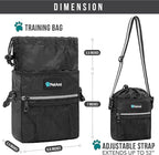 PetAmi Dog Treat Pouch, Pet Treat Pouch for Training, Dog Walking Bag Holder for Kibbles, Pet Food Toy, Dog Trainer Essentials Supplies, Poop Bag Dispenser, 3 Ways to Wear (Black)