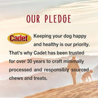 Cadet Gourmet Chicken Breast Dog Treats - Healthy & Natural Chicken Dog Training Treats for Small & Large Dogs - Inspected & Tested in USA (14 oz.)