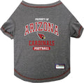 NFL Arizona Cardinals Dog T-shirt X-Small. - Licensed Shirt for Pets Team Colored with Team Logos- Premium Stretchable Materials for the comfort of your Dog & Cat