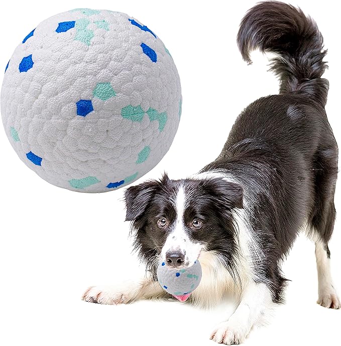 Dog Balls Toys for Aggressive Chewers, Indestructible Durable Bouncy Floating Balls for Dogs to Fetch, Durable Solid Rubber Ball for Training Dog