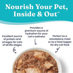 Solid Gold Five Oceans Shreds with Real Tuna in Gravy - Premium Wet Cat Food for All Life Stages, Pack of 12