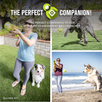 Hyper Pet Tennis Balls for Dogs (Safe Dog Ball, Tennis Balls for Exercise & Training) Interactive Toys work with Hyper Pet K9 Kannon K2 Dog Ball Launcher - 4 Pack 2.5" Green