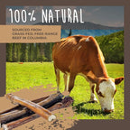 Mighty Paw Naturals Variety Pack Bully Sticks for Dogs - Grass Fed Beef Chews. Dog Bully Sticks for Large Pets, Medium and Small Breeds. Lower Odor Treats for Small Pets. Single Ingredient