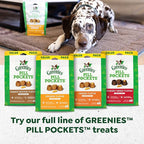 Greenies Pill Pockets for Dogs Large Size, Soft Dog Treats, 15.8 oz. Pouch Variety Pack, Two Flavors (60 Treats)