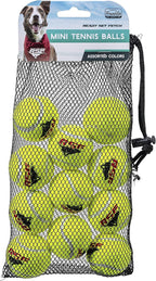 Franklin Pet Supply Co. RSF Squeak Mini 1.75" Tennis Balls - Dog Toy Squeaks When Squeezed - 12 Pack - For Small Dogs - Squeaker Noise
