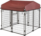 TWO by TWO Haven Expandable Kennel, Black, Medium
