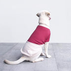 Extra Large Dog Sweaters Warm Clothes Pullover Sweatshirts for Labrador Rottweiler Great Dane, Dark Red Beige, 5X-Large