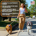Neater Pet Brands Lift N’ Bag 2.0 Dog Pooper Scooper with Bag Attachment for Small to Large Dogs, New & Improved Design, 15 Refill Bags, Heavy Duty Dog Poop Scooper for Yard & Walks, One-Hand Use