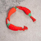 Tugga Chilis Dog Toy 75cm - Rope Latex and Plush Dog and Puppy Throw Fetch and Tug with Squeaker