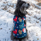 CuteBone Winter Coat, Reversible Dog Jacket & Vest, Thick Soft Dog Coats for Small to Large Dogs, Windproof and Waterproof, with Leash Hole