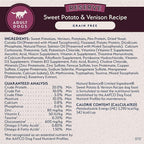 Natural Balance Limited Ingredient Adult Grain-Free Dry Dog Food, Reserve Sweet Potato & Venison Recipe, 12 Pound (Pack of 1)